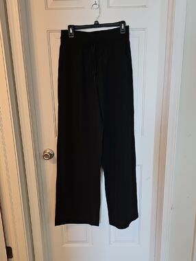 SPANX Black On The Move Wide Leg Pant